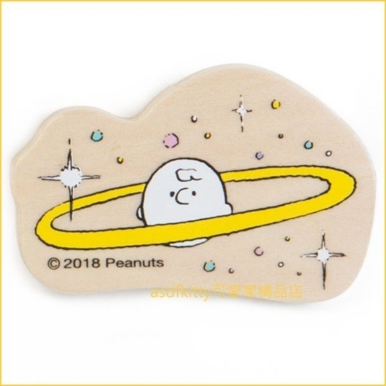 asdfkitty*SNOOPY史努比 查理布朗星球 木製磁鐵 冰箱貼 裝飾磁鐵-日本正版商品