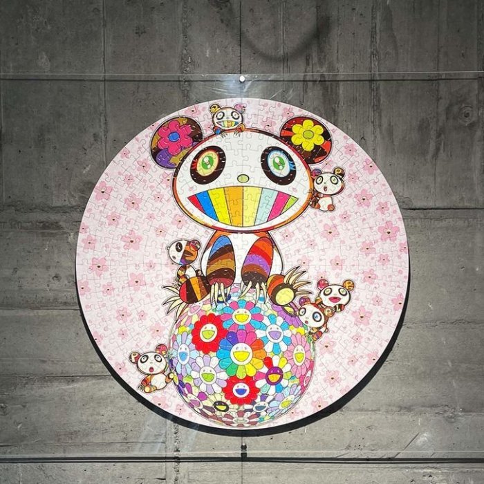 村上隆 パズル 4個セット Pandas in the Cherry Orcha zingaro Jigsaw Puzzle Pandas in the Cherry Orchard! 4個