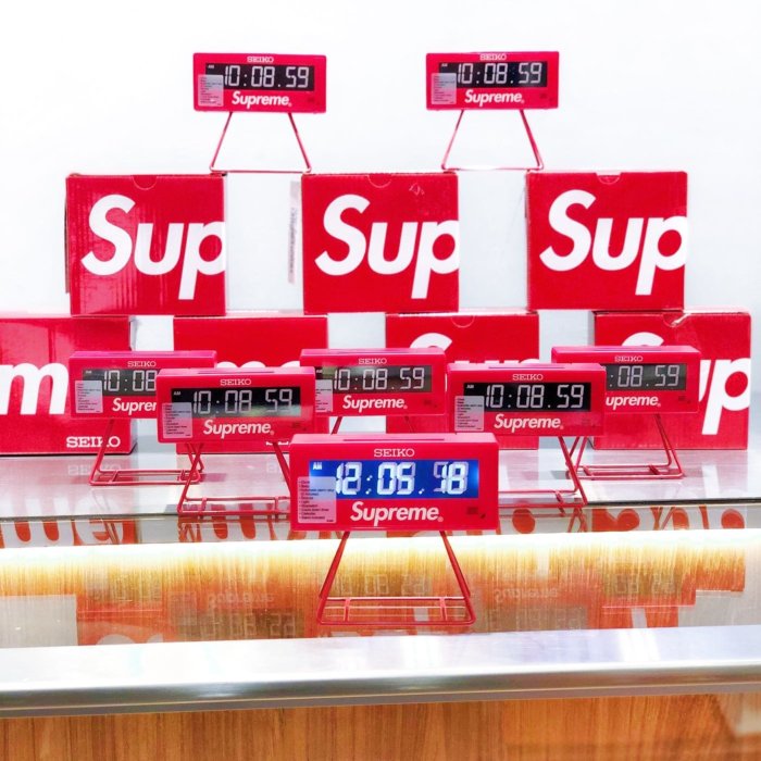 希望商店】Supreme Seiko Marathon Clock 21SS 計時器時鐘鬧鐘| Yahoo拍賣