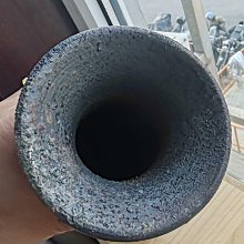 日本備前燒花瓶，山麗窯村上昭義大師精雕作品，傳統工法呈現獨特質感