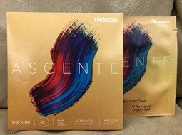 (鈺聲國際弦樂器) 美國 D'Addario Ascente Violin 小提琴套弦 4/4