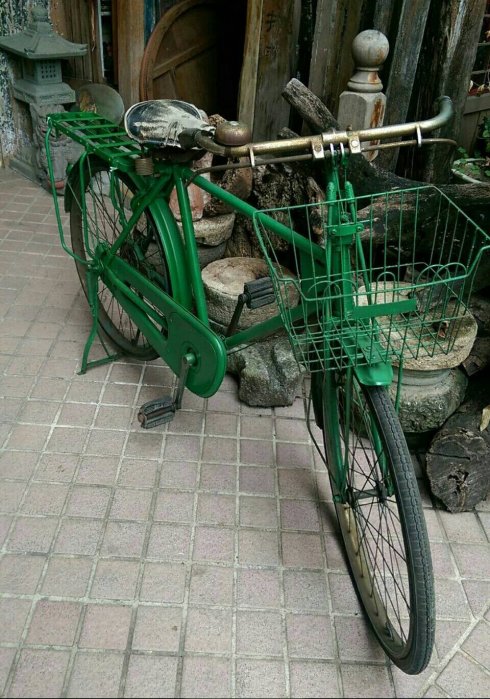 古早味  早期懷舊郵局送信車【侘寂文學館】 郵局腳踏車  (古董級)