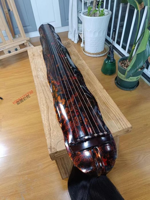 蕉叶式古琴乐器_国风网 【新品☆一流手工品古琴☆