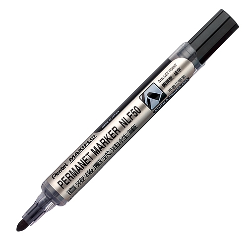 Pentel 飛龍 1.5mm MAXIFLO - 圓頭 後壓油性筆 /支〖NLF50〗