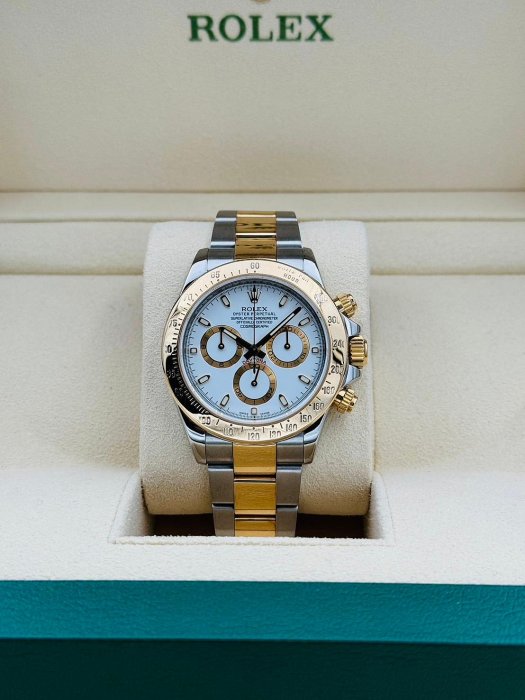 Rolex 勞力士 Daytona 116523 計時碼表 質感白面 自動上鍊 40mm