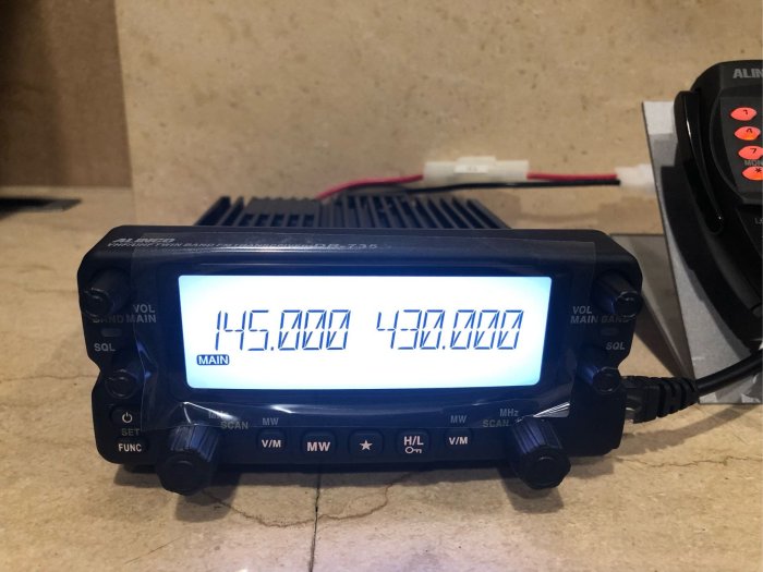 牛小妹無線電】 ALINCO DR-735 雙頻無線電車機彩色液晶可分離式面板