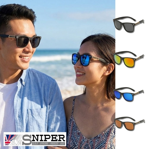 [英國ansniper]SP-801 抗UV航鈦合金偏光太陽鏡組合