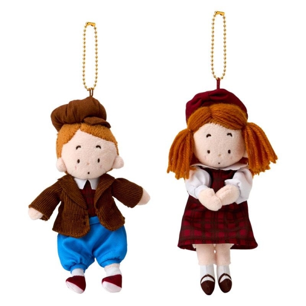 asdfkitty*The Vaudeville Duo 安迪愛咪 秋冬時尚 造型玩偶吊飾 掛飾 鑰匙圈-日本正版商品