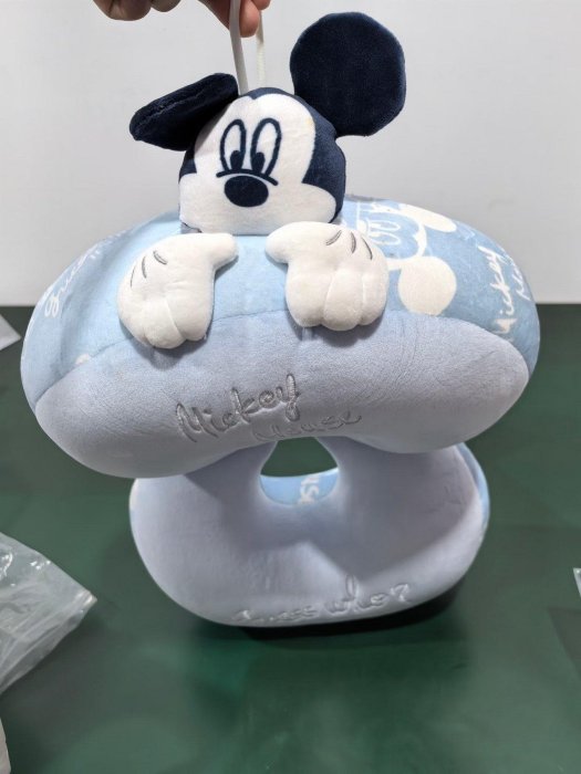 抱枕 迪士尼米奇U型圈 米奇頭造型50-60cm全新帶吊牌