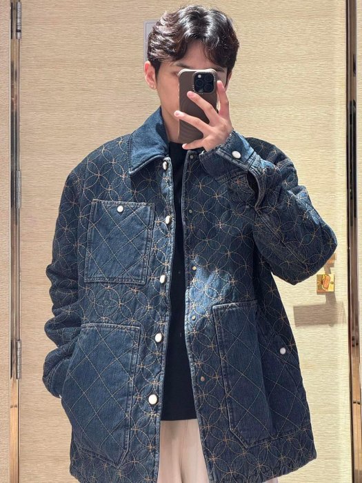 LV x NIGO 牛仔棉服夾克外套