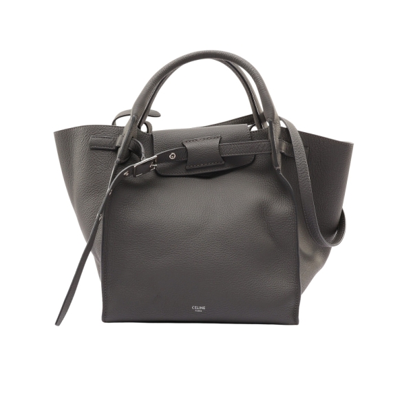 CELINE 賽琳 Small Big Bag 兩用包 灰色 牛皮 183313A4U 【二手名牌BRAND OFF】