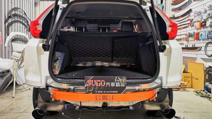 SUGO汽車精品 本田 HONDA CRV 5/5.5代 專用SUMMIT後保桿強化樑(後內鐵)