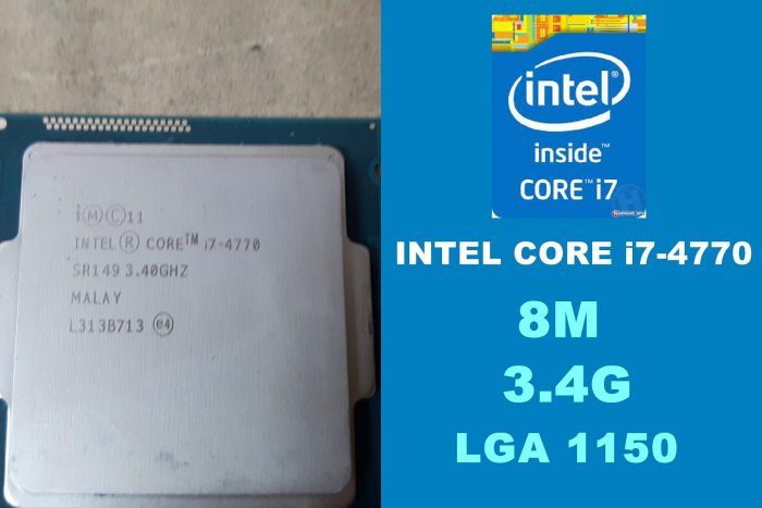 【 大胖電腦 】Intel i7-4770 4790 4790K ES CPU/1150/8M/4C8T/附風扇/保固30天 直購價900元
