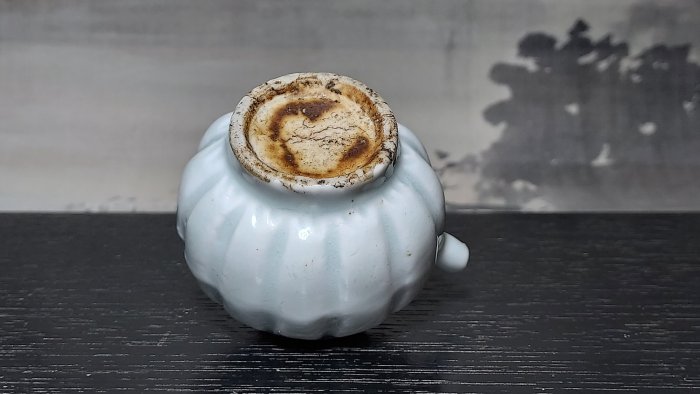 中国宋時代　影青急須型水滴　幅約12㎝　東Y7-0715⭐︎1Fタエサ 中国宋時代 影青急須型水滴 幅約12㎝ 東Y7-0715⭐︎