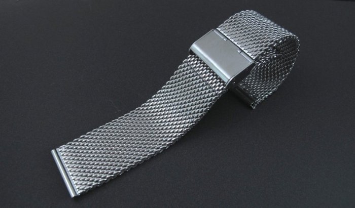 超值20mm不鏽鋼粗線mesh米蘭網帶不鏽鋼製錶帶,板扣,IWC 漢米頓hamilton seiko