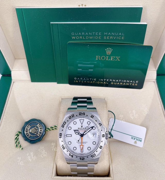 【現貨】ROLEX 勞力士 226570 EXPLORER II 探險家2 白面 橘針 42mm 216570 24年 224270 214270 124270