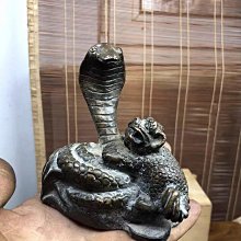 動物銅擺飾 DIY 早期古銅案頭擺件1件 10×11cm 重480g
