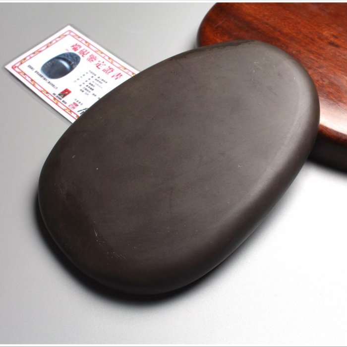 中国　中古硯　清代　火捺紋采端硯 端砚- 抖音百科