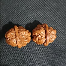 嚴選文玩核桃·蛤蟆頭青皮連體平皮41號4開背，品質上乘適合收藏家佩戴