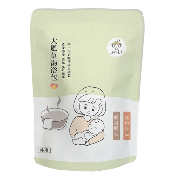 好漢草 大風草湯浴擦澡包(7包入)產後坐月子擦澡 經期調理 大豐草本足沐泡澡