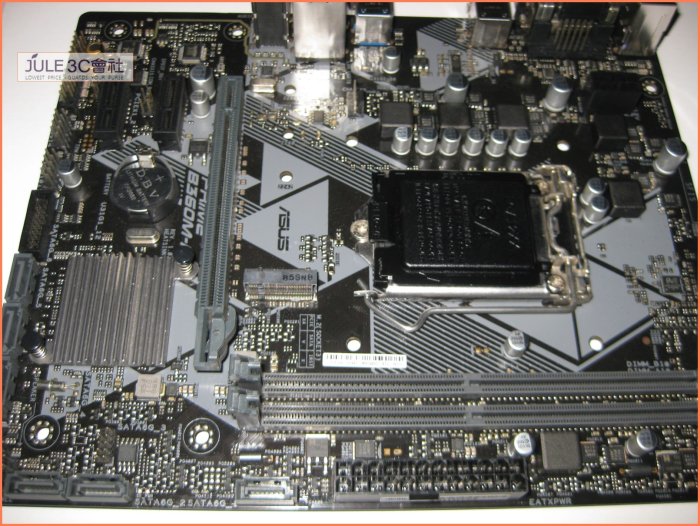 JULE 3C會社-華碩ASUS PRIME B360M-K B360/八九代/D4/5X防護/良品/MATX 主機板