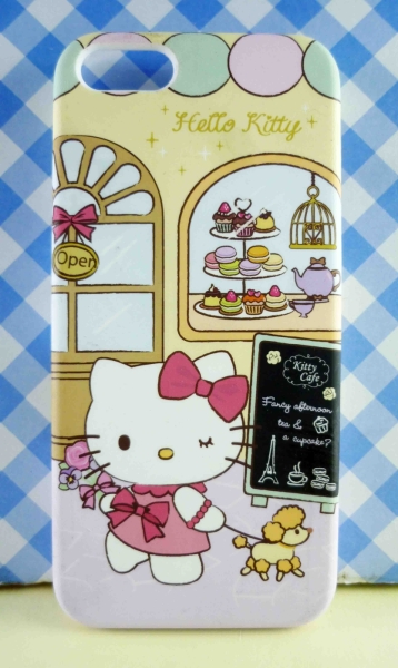 【震撼精品百貨】Hello Kitty 凱蒂貓~HELLO KITTY iPhone5手機殼-點心店