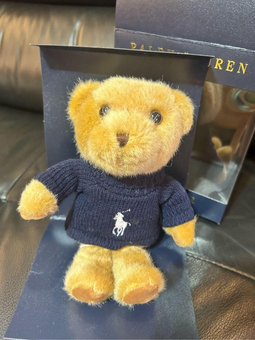 H2Shop】Ralph Lauren 專屬小熊公仔The Polo Bear Holiday 2019 穿藍色
