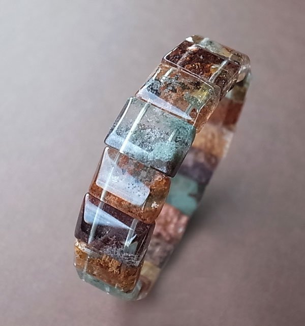 ☆采鑫天然寶石☆ * 極品幻影*頂級綠色幻影(綠幽靈)彩色幻影幽靈