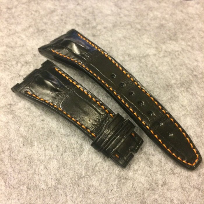 訂製AP愛彼皇家橡樹離岸鱷魚皮錶帶