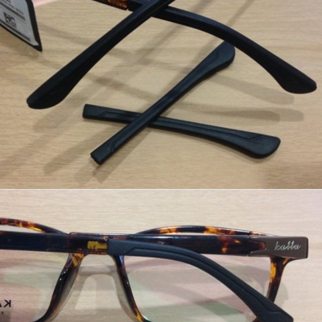 眼鏡腳套鏡框腳套朔鋼鏡腳腳套複合式鏡腳腳套一對(兩支)120元、五