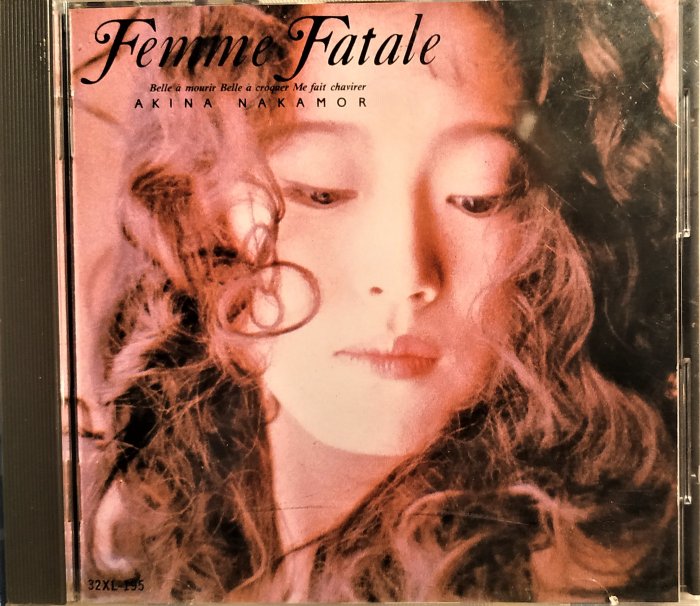 中森明菜~ Femme Fatale --- 1988日版已拆近全新, 無側標, CD狀況如