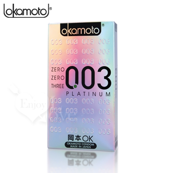 OKAMOTO岡本 OKAMOTO 日本岡本‧003 極薄白金保險套 10片裝