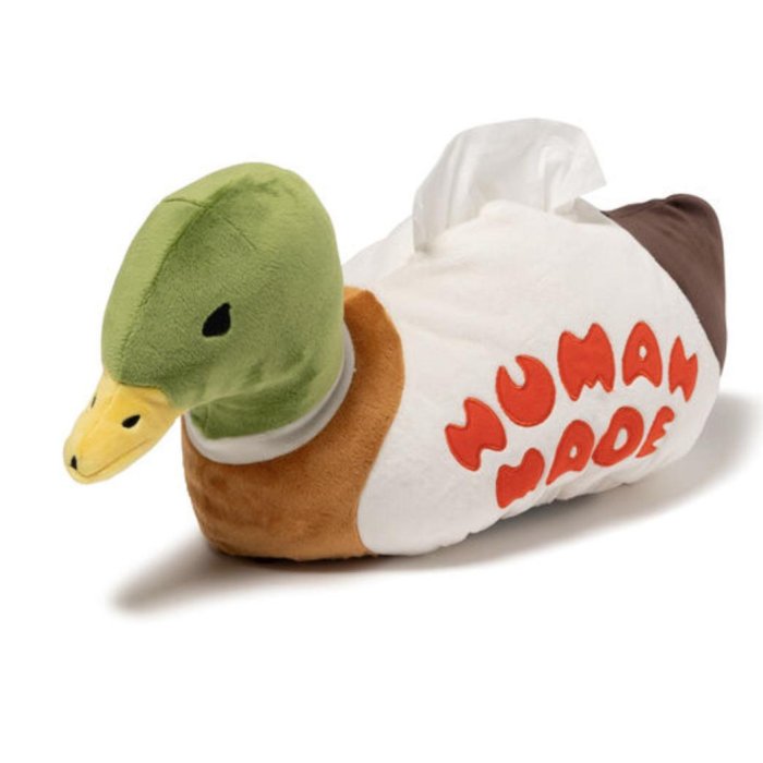 HUMAN MADE DUCK PLUSH DOLL TISSUE CASE 鴨子抽取衛生紙/面紙套。太陽