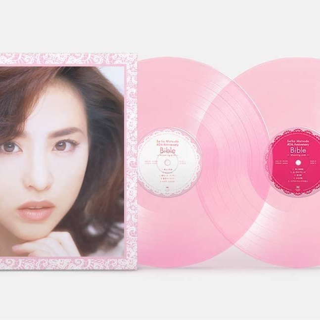 代購松田聖子Seiko Matsuda 40th Anniversary Bible blooming pink LP