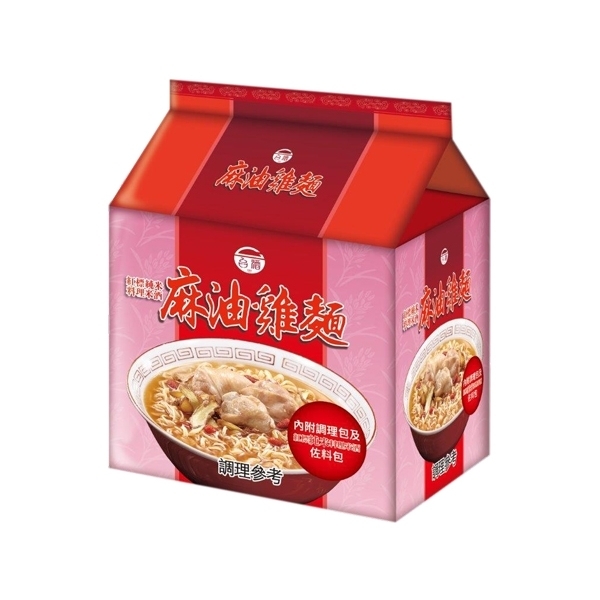 臺灣菸酒 麻油雞麵(200gx3包／袋裝)【小三美日】D109274 湯麵 宵夜 颱風 臺酒 暖 ※禁空運