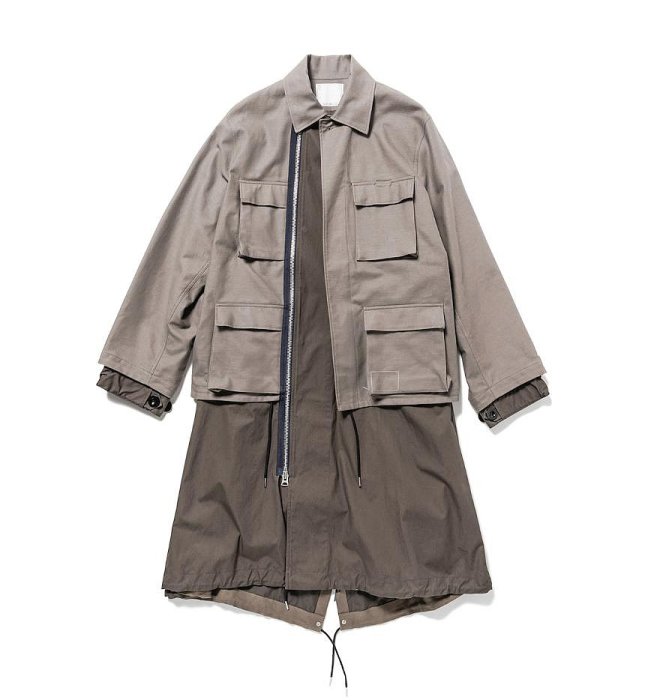 WTAPS Cotton Back Satin Coat / COAT / COTTON. BACK SATIN. SACAI