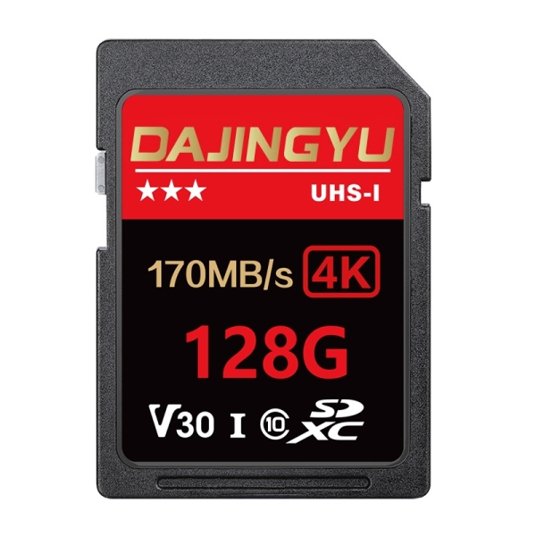 大鯨魚 128GB SDXC UHS-I V30 U3 SD卡 170MB/s 黑金系列 記憶卡