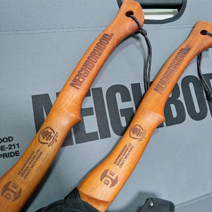 希望商店】NEIGHBORHOOD NH . ODE / IW-AXE 21AW 木頭工具露營