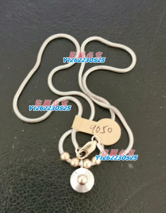 【二手】歐洲925銀14K金吊墜項鏈 【品名】：歐洲925銀14K金吊墜項鏈 【編號】：20310 中古 回流 二手【匠人收藏】489