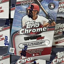 現貨!2025 Topps Chrome Baseball Update Value Box 球員卡盒【JU小舖】