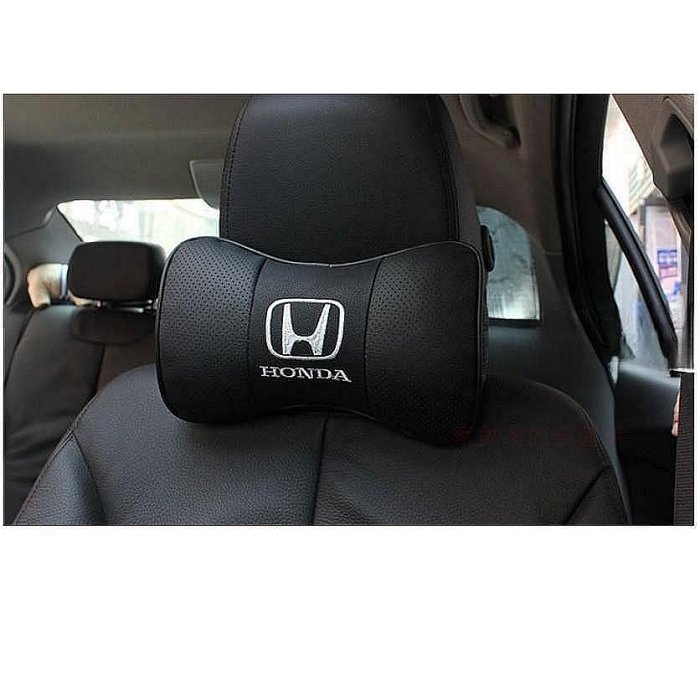 honda 護頸枕 頭枕 牛皮 HRV HR-V crv civic fit city accord 本田 全車系 汽車枕頭 頭枕 抱枕 靠枕 腰靠-