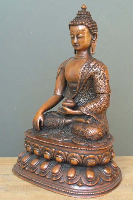 民間収集 釋迦摩尼仏像 如來仏 精銅細作 文房置物 密宗密教 稀少 館蔵品 純手工釋迦族精鑄銅鎏金釋迦摩尼佛密宗佛像藏傳佛教居家供奉保平安