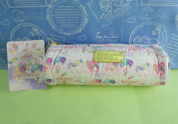 【震撼精品百貨】Little Twin Stars KiKi&LaLa 雙子星小天使~筆袋 粉 KayoH