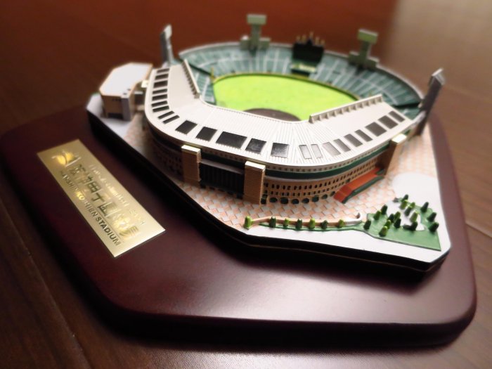 圓圓小舖}全新日本帶回阪神甲子園球場模型超擬真1:1500 阪神虎林威助