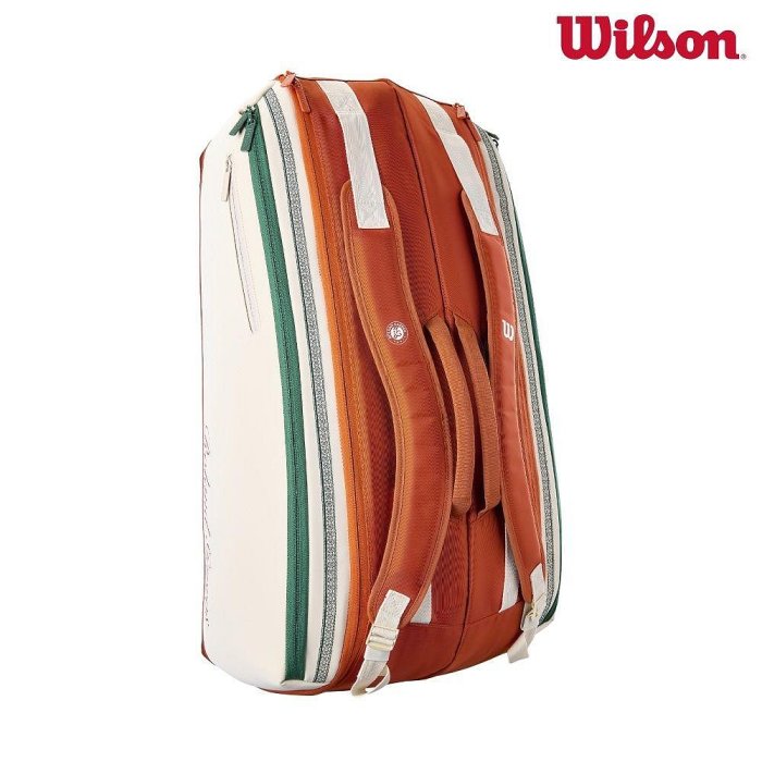【曼森體育】Wilson ROLAND GARROS 2026 9支裝 網球拍袋RACKET BAG Cream 法網系列
