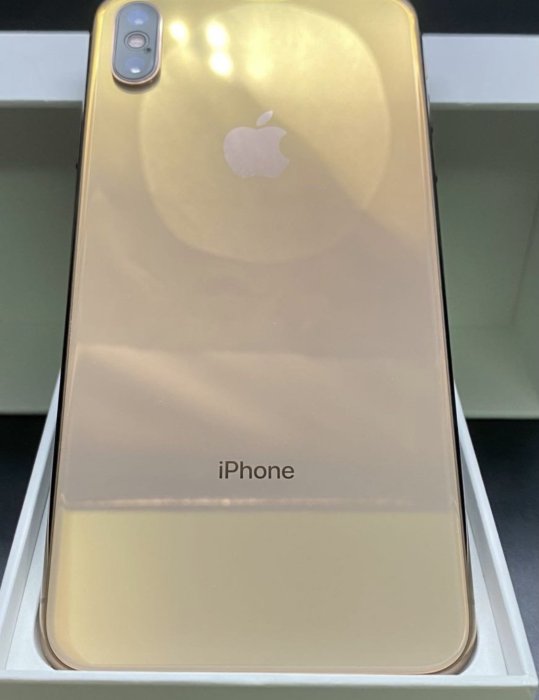 【自售 leo458】iPhone XS Max 256G金色台灣原廠公司貨送全新皮套 防摔殻11 12 Pro