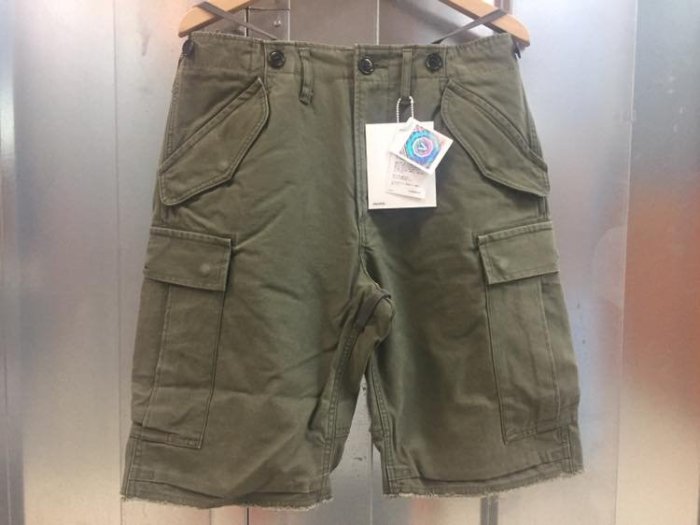 19ss visvim Eiger Sanction Shorts 春夏最新水洗軍短褲口袋工作