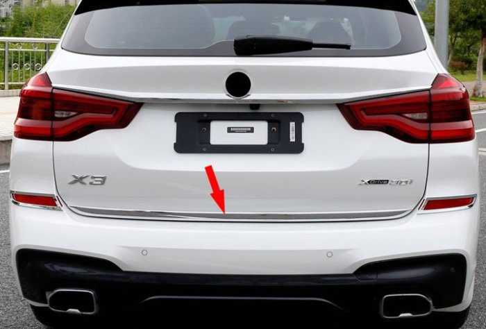 ~歐力車飾~寳馬 BMW 2018年 G01 尾門飾條 X3 尾門飾條 尾門下飾條 後飾條 後車廂下飾條