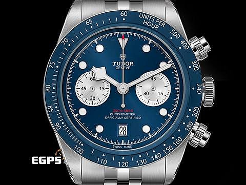 【永久流當品】TUDOR 帝舵 Heritage Black Bay Chrono 碧灣 79360B-0002 計時碼錶 最新款「帝舵藍」LSH9139
