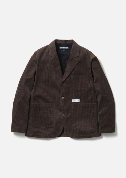 NEIGHBORHOOD CORDUROY 3B JACKET。太陽選物社252ZANH-JKM01 | Yahoo拍賣